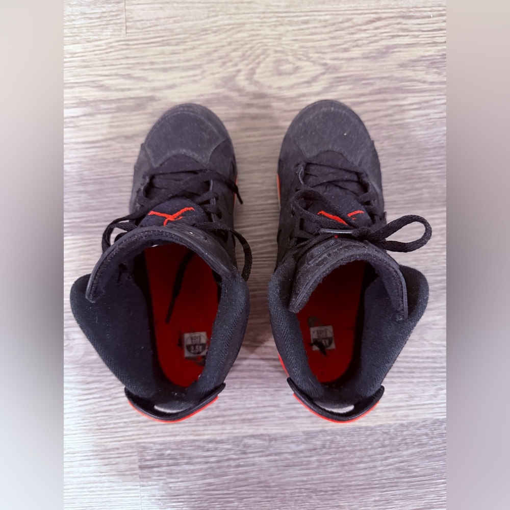 🖤❤️ Air Jordan 6 - ‘Black Infrared’ (2019) Size 2.5Y - Picture 6 of 7